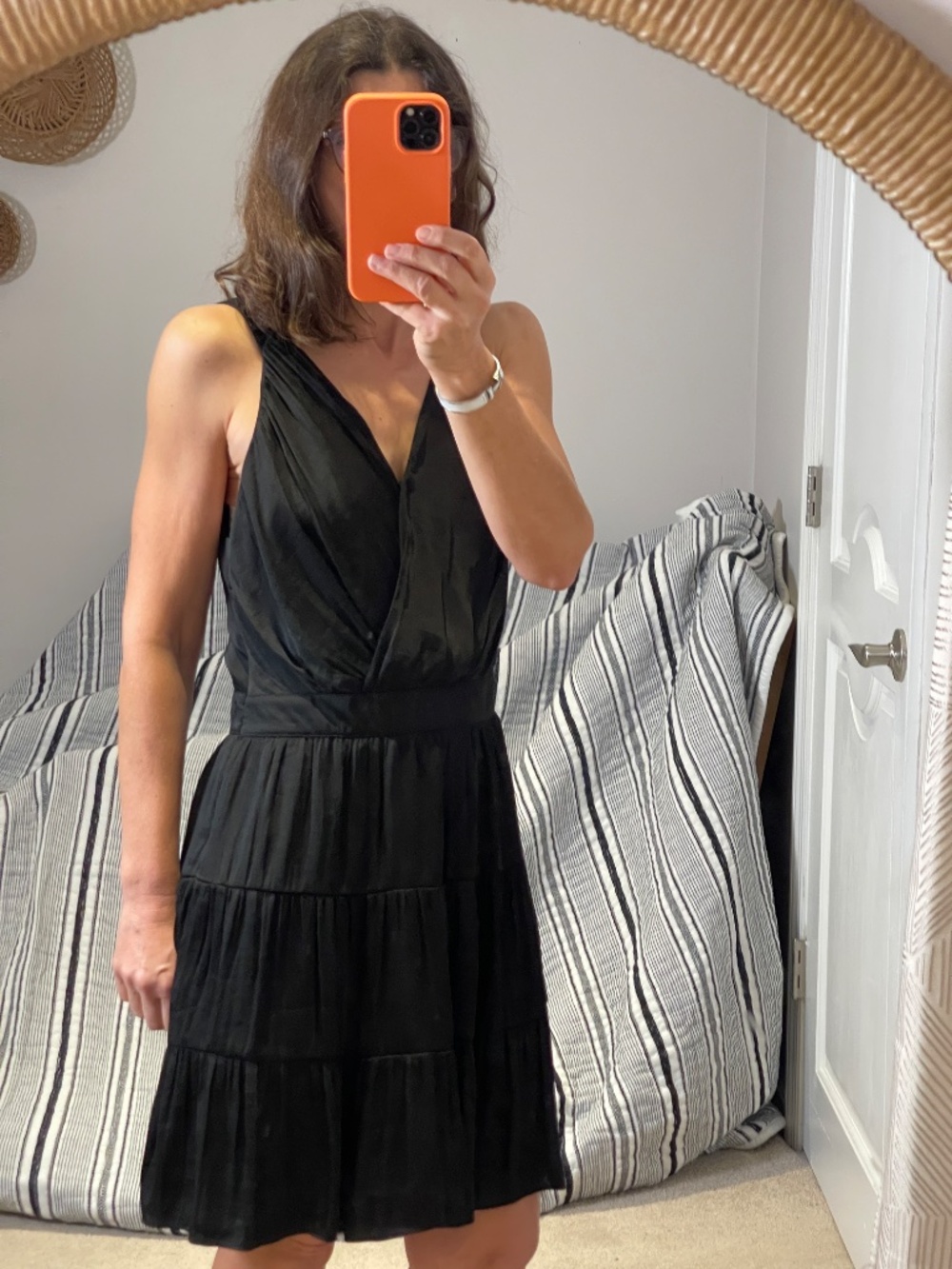 Naked Zebra black cocktail dress small / medium